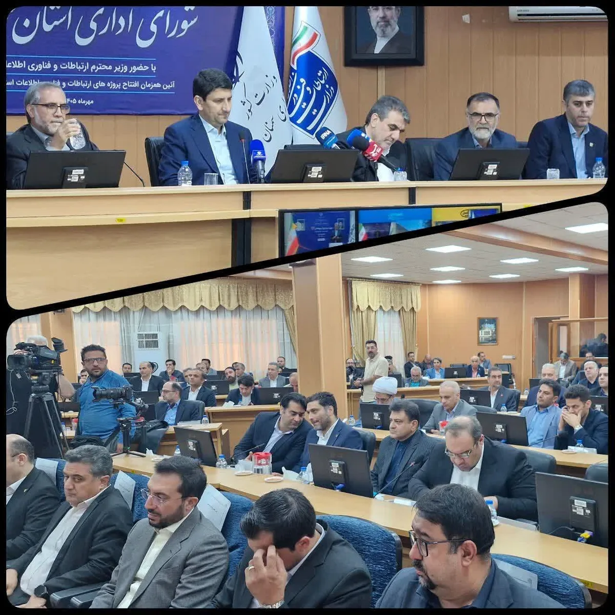 بهرهبرداری از پروژههای ارتباطی مخابرات و همراه اول در استان سمنان با حضور وزیر ارتباطات