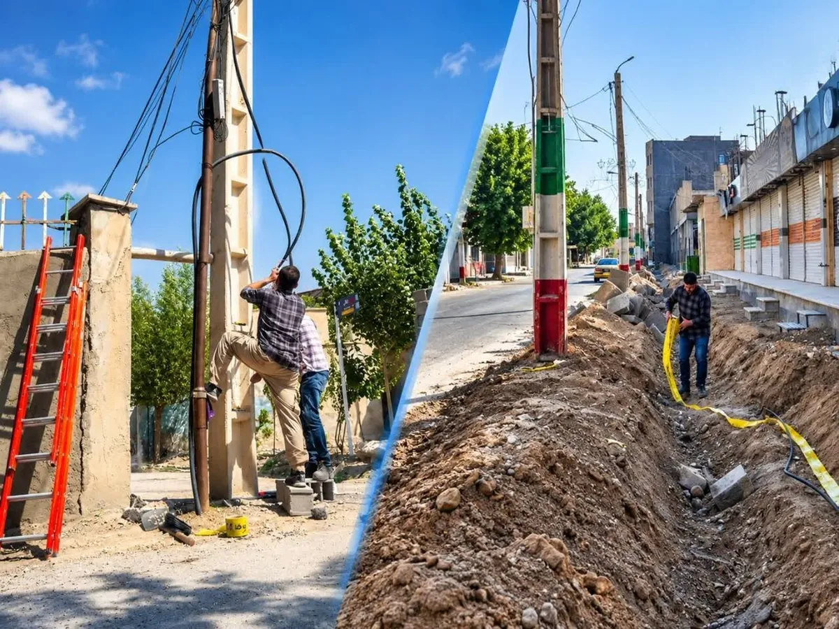 از ترمیم کابل‌کشی در دیباج تا بازسازی شبکه و اقدامات مخابراتی برای پایداری ارتباطات  در سرخه