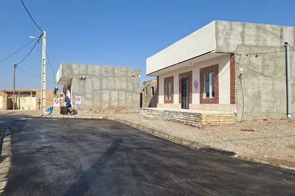 ۱۲ واحد مسکونی بازسازیشده در روستای تتنک قزوین به بهرهبرداری رسید