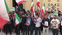 برگزاری تجمع دانشجویی فداییان وطن در دانشگاه بوعلی سینا