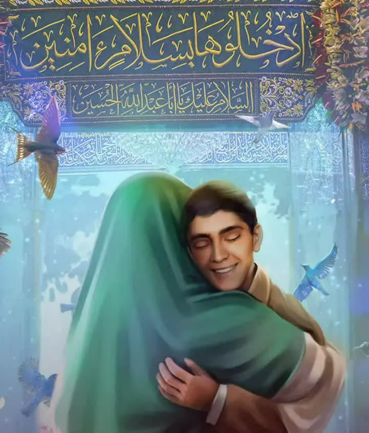 مادر شهیدان والامقام مزروعی در منطقه مارچین اصفهان آسمانی شد