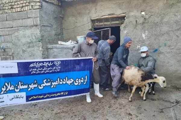 خدمات‌رسانی جهادی در ملایر؛ اجرای کاروان سلامت در روستای «بابلقانی»