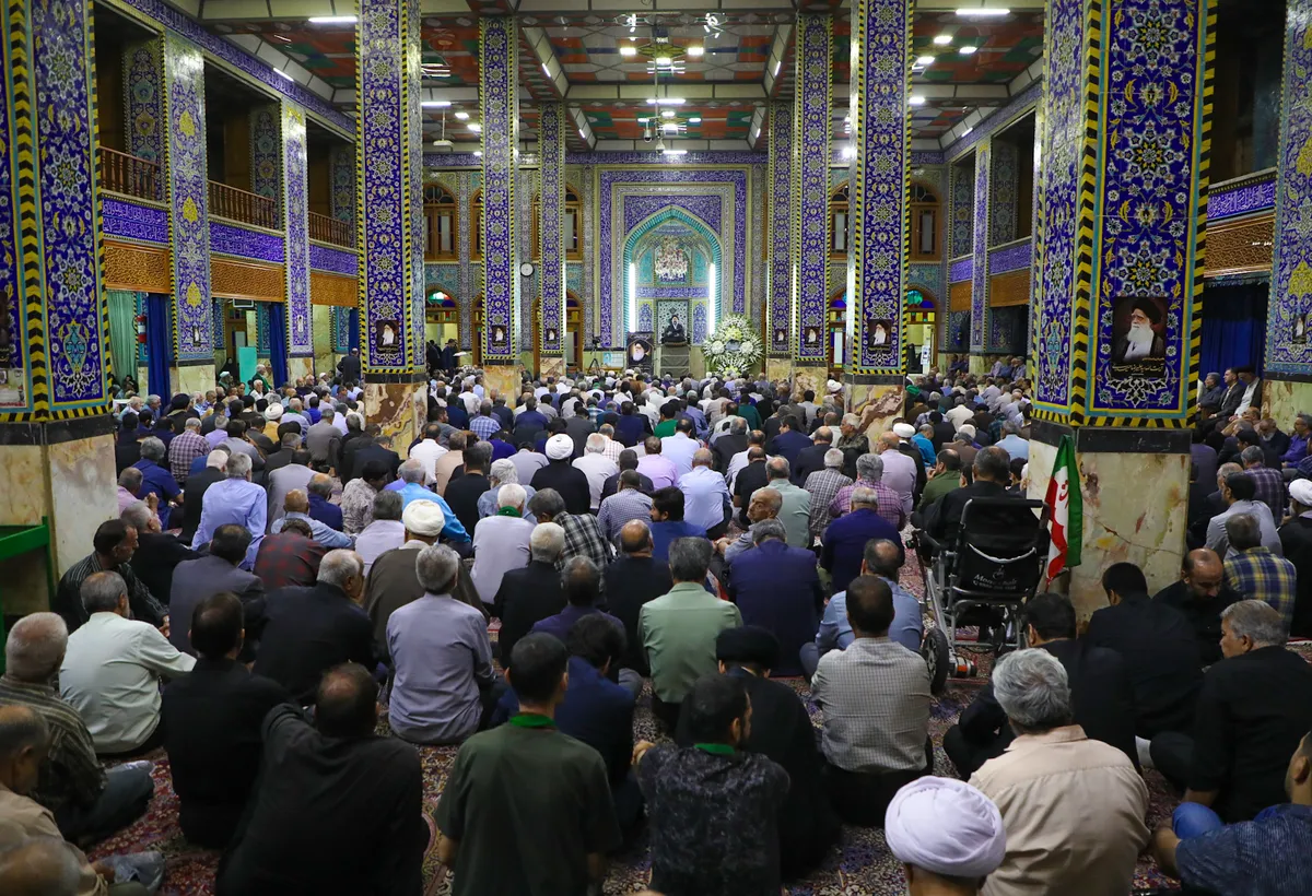 مراسم ترحیم آیت‌الله حاج سید علیرضا حیدری (ره) در یزد