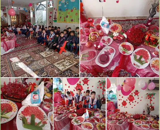 برگزاری جشنواره انار در کودکستان‌های چهارمحال و بختیاری