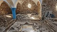 احیای مصالح سنگی حمام تاریخی زرین شهر