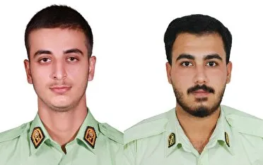 تصاویر دو شهید حمله تروریست‌های مسلح به گشت انتظامی