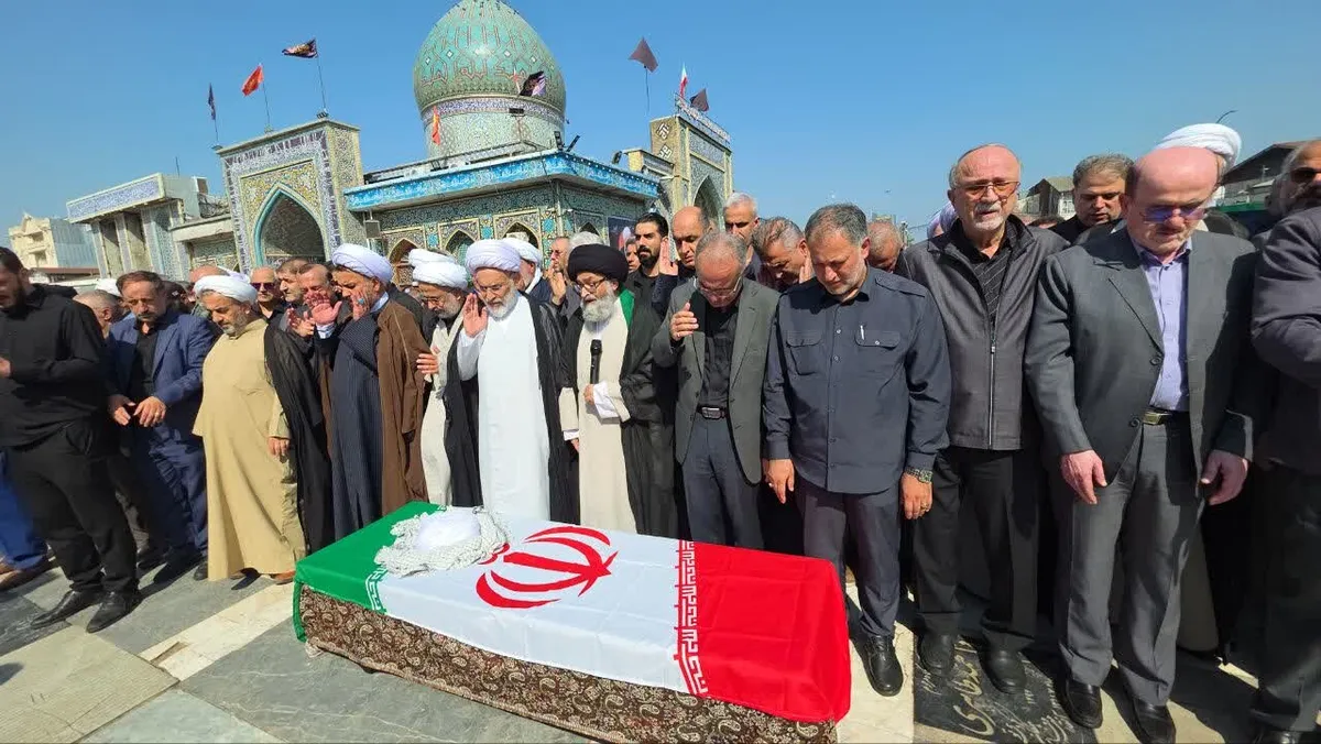 وداع گیلان با آیتالله قربانی؛ پیکر نماینده فقید ولیفقیه در جوار حرم آقا سید جلالالدین اشرف آرام گرفت