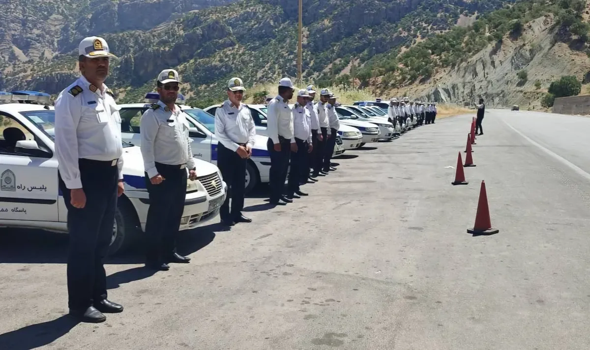 آغاز اجرای طرح مشترک برخورد با تخلفات حادثه‌ساز رانندگی پلیس راه خوزستان و لرستان