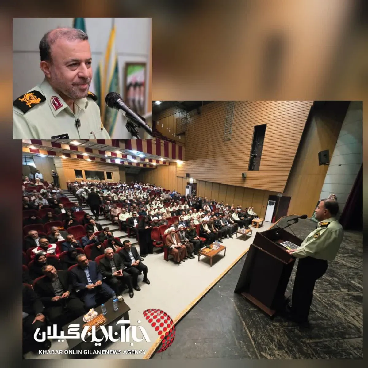 سردار حسنپور در رودسر خبر داد؛ کاهش ۱۰ درصدی سرقتها و کشف بیش از ۸۷ درصد سرقتها در گیلان