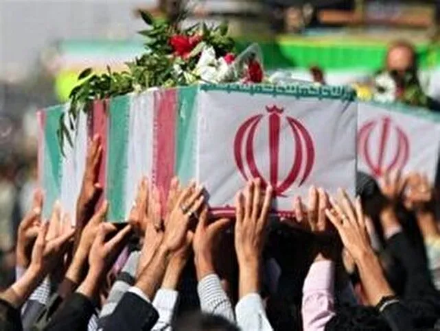 تشییع پیکرمطهر شهید محمد علی شهریاری و شهیده عاطفه عقیلا در زابل