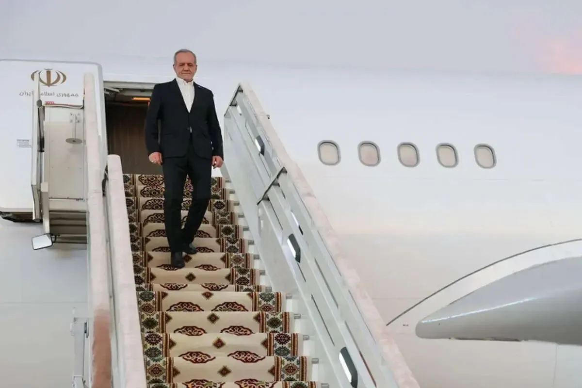 پزشکیان وارد کرج شد