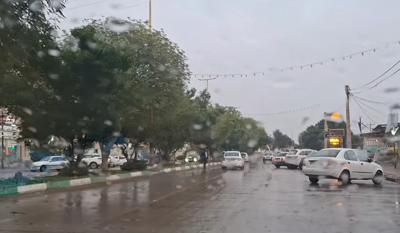 وقوع نخستین بارش پائیزی سال جاری در خوزستان