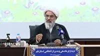 دیدار فرمانده انتظامی قم با آیت‌الله فاضل لنکرانی در آستانه هفته فراجا
