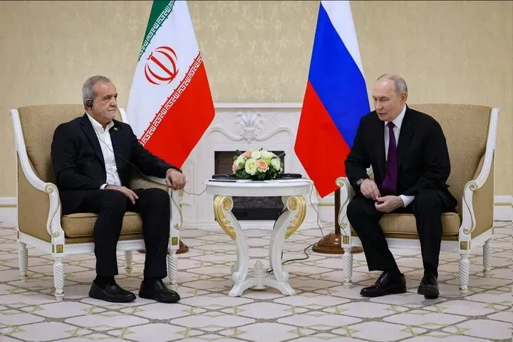 کرملین: پزشکیان در دیدار با پوتین، پیامی برای ترامپ نداشته