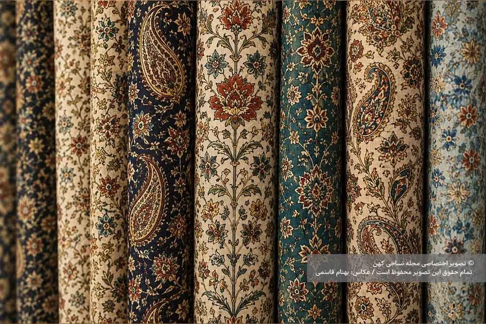 نقوش هندسی ایرانی در طراحی پارچه و پوشاک معاصر