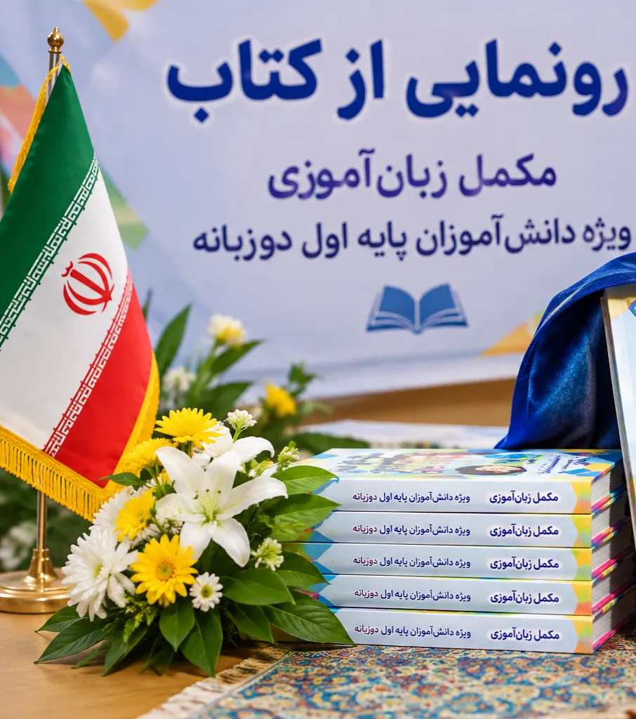 رونمایی کتاب مکمل زبانآموزی دانشآموزان دوزبانه در خوزستان