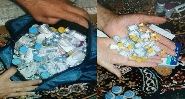 کشف واکسن‌های آنفلوآنزای قاچاق در شیراز