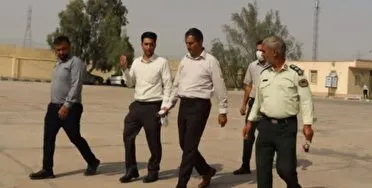 بازدید سرپرست ادارهکل امور اتباع استانداری از اردوگاه مراقبتی شهید جمالی بم