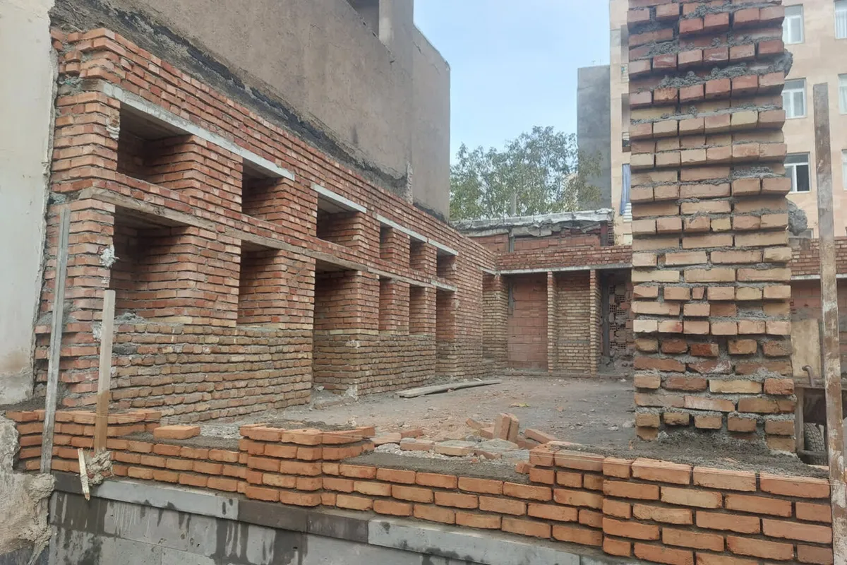 احیای خانه خاندان موذنزاده اردبیلی ادامه دارد