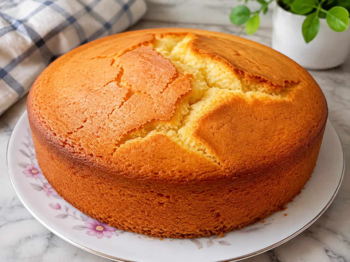طرز تهیه کیک وانیلی پف دار بدون فر و با فر (آسان و خوشمزه)