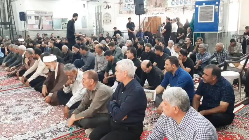 مراسم بزرگداشت شهدای جاوید الاثر روستای صرم قم