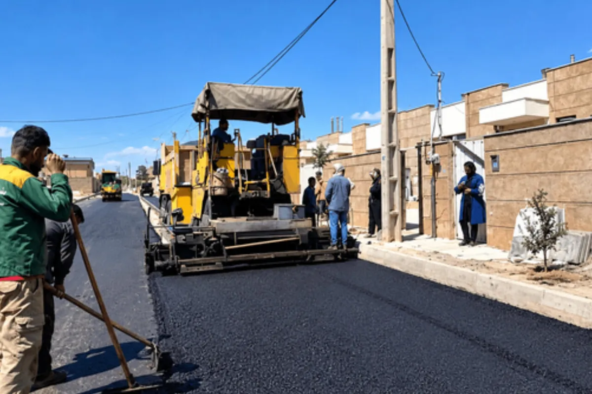 آسفالتریزی ۱۲۴ هزار مترمربع در روستاهای مشگینشهر