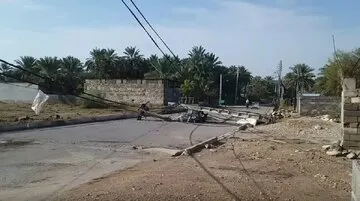 خسارت سامانه بارشی به برخی مناطق هرمزگان