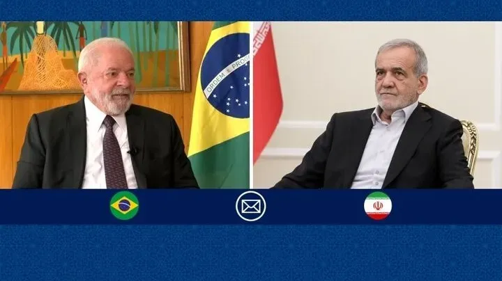 پیام پزشکیان به لولا داسیلوا: امیدوارم روابط ایران و برزیل گسترش یاید