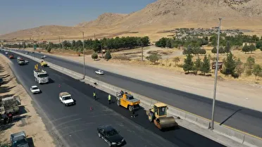 ️اجرای ۴۰۰ کیلومتر عملیات روکش آسفالت و بهسازی راههای کرمانشاه