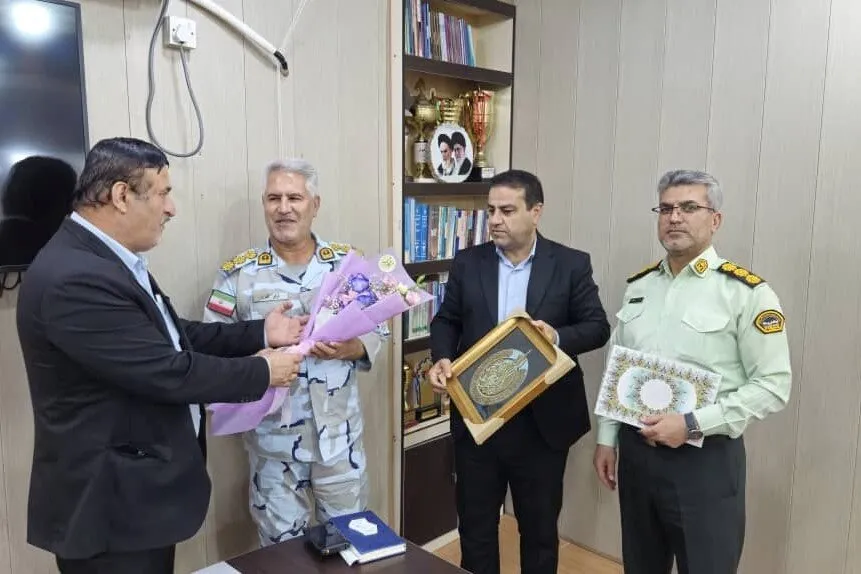 فرماندهان انتظامی و دریابانی دیلم تجلیل شدند