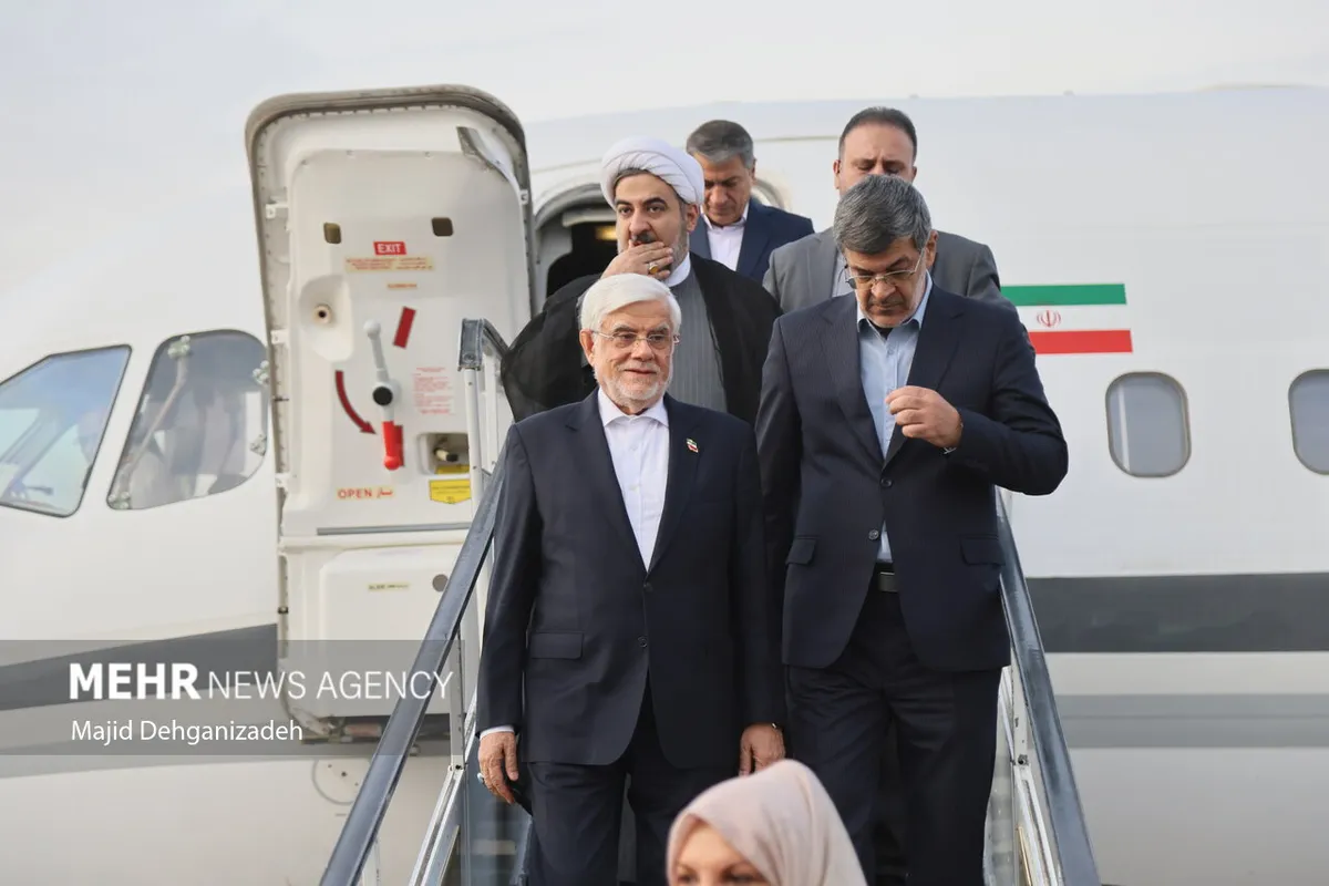 معاون اول رئیس جمهور وارد یزد شد