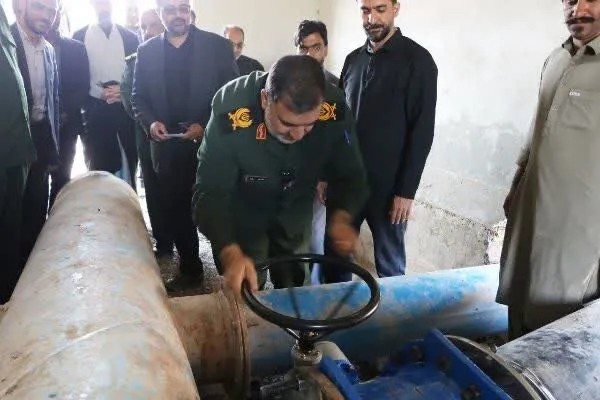 بهرهمندی ۱۸ روستای شهرستان ریگان از آب شرب پایدار