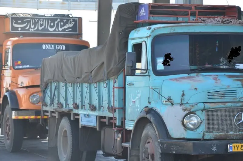 کامیونهای متخلف توقیف شدند