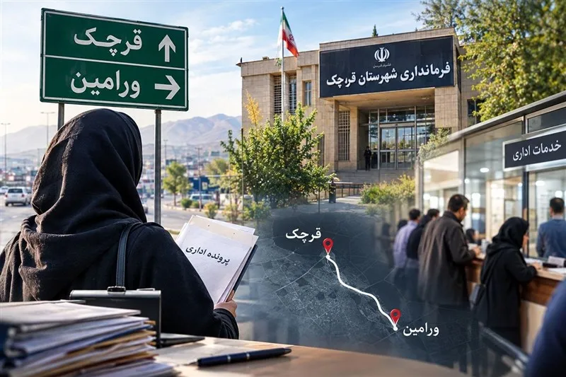 بلاتکلیفی ادارات قرچک پس از 14 سال؛ مردم همچنان به ورامین میروند