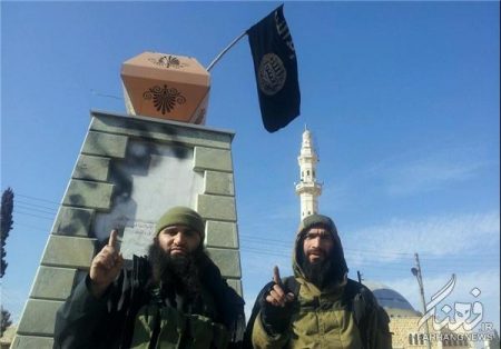 «ابو عبد الرحمن العراقی» و شریکش «ابومحمد الامریکی» در حمله به شهر «اعزاز»