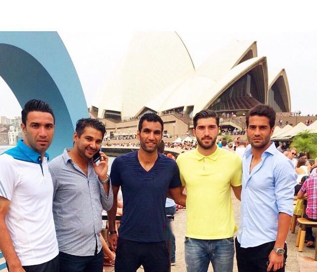 عکس های جدید و شخصی بازیکنان تیم ملی فوتبال در استرالیا 2015