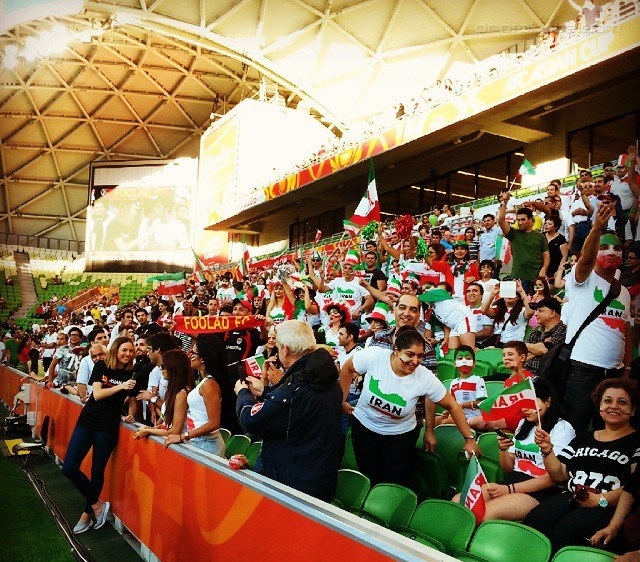 عکس تماشاگران ایرانی در جام ملت های آسیا 2015 سری دوم 