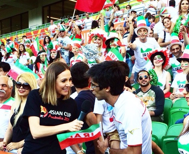 عکس تماشاگران ایرانی در جام ملت های آسیا 2015 سری دوم 