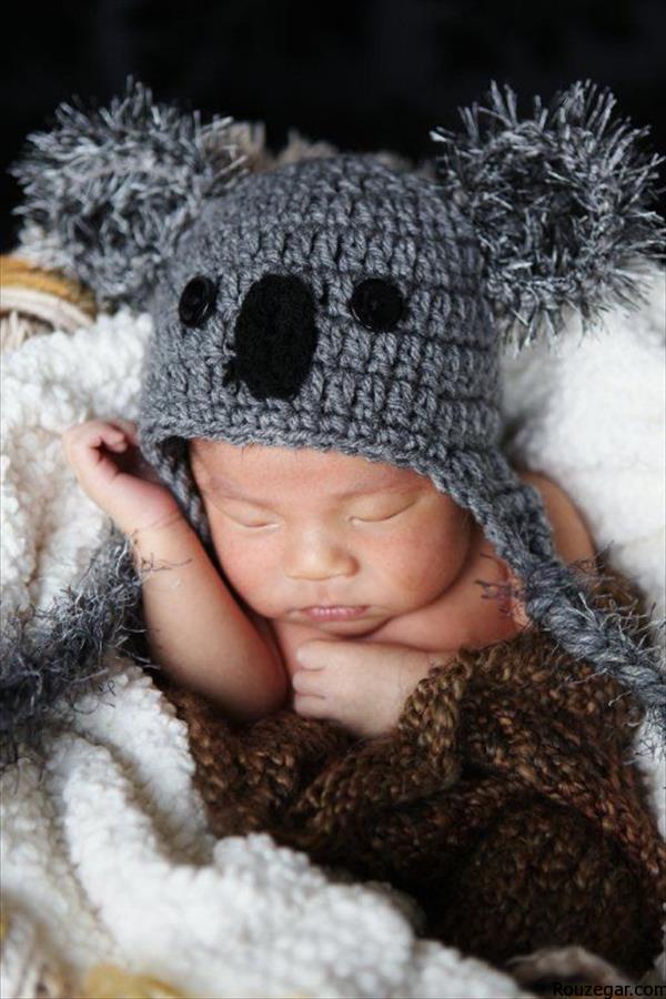 baby koala crochet hat pattern
