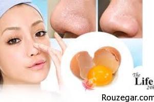 راه درمان جوش های سرسیاه با لیمو و تخم مرغ