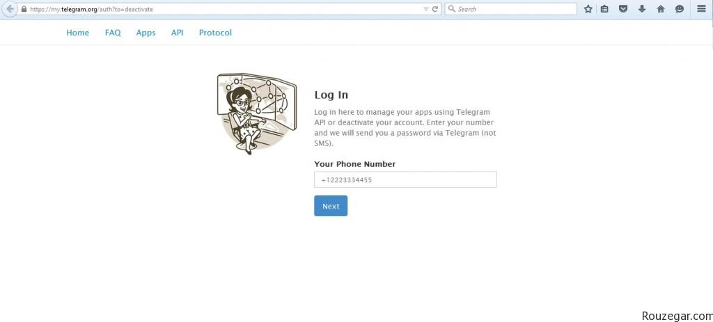 حذف اکانت تلگرام,حذف پیام در تلگرام,آموزش حذف اکانت تلگرام,حذف اکانت تلگرام فارسی