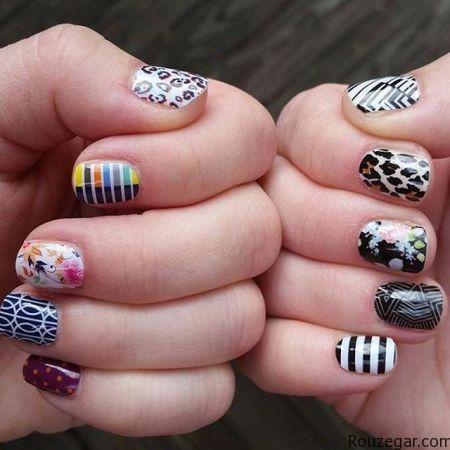 مدل طراحی ناخن 2016 ,مدل لاک ناخن, مدل ناخن 
