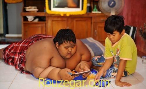 چاق ترین پسر دنیا