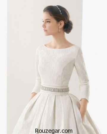 مدل لباس عروس اروپایی، مدل لباس عروس اروپایی آستین دار