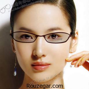 مدل عینک طبی برای صورت گرد، عینک طبی، مدل عینک طبی زنانه
