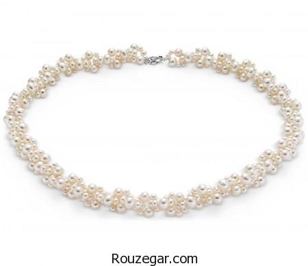 مدل گردنبند مروارید،مدل گردنبند مروارید 2017، مدل گردنبند مروارید طلا