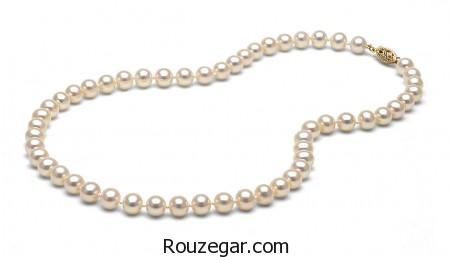مدل گردنبند مروارید،مدل گردنبند مروارید 2017، مدل گردنبند مروارید طلا