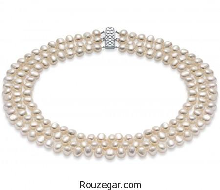 مدل گردنبند مروارید،مدل گردنبند مروارید 2017، مدل گردنبند مروارید طلا