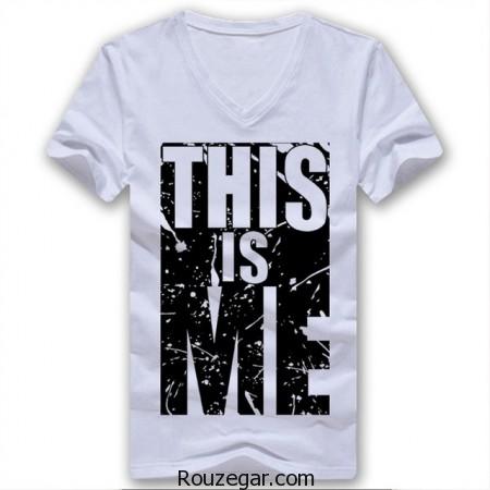 مدل تی شرت سفید 2017 ،مدل تی شرت سفید 96، مدل تی شرت سفید