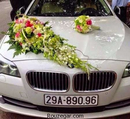 عکس ماشین عروس، مدل تزیین ماشین عروس، عکس ماشین عروس 2017